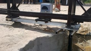 Купить сваи для ворот в Серов. Заказать ворота на сваях под ключ от 21523 руб